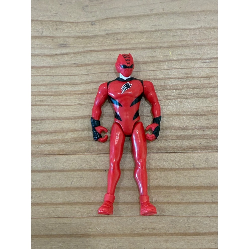 Bandai 2007 Power Rangers Jungle Fury Red Ranger Action Figure Collectible Toy
